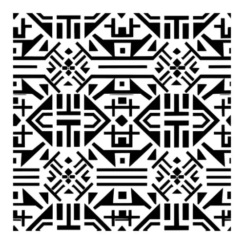Aztec Pattern Silhouette SVG Design | SVG Files for Cricut & Print