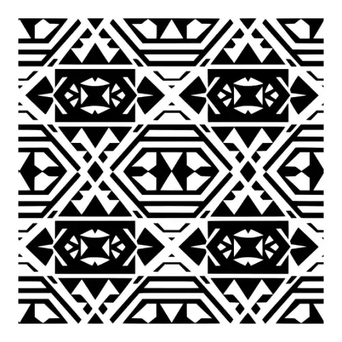 Aztec Pattern Silhouette SVG Design | SVG Files for Cricut & Print