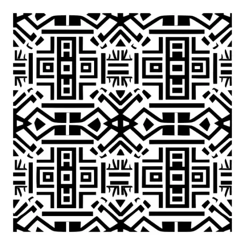 Aztec Pattern Silhouette SVG Design | SVG Files for Cricut & Print