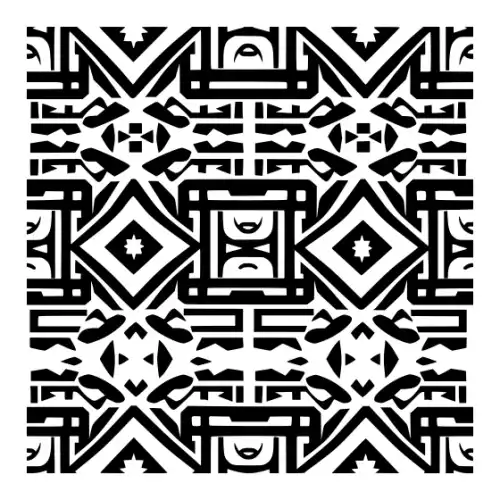 Aztec Pattern Silhouette SVG Design | SVG Files for Cricut & Print