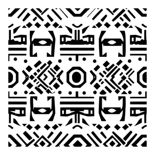 Aztec Pattern Silhouette SVG Design | SVG Files for Cricut & Print