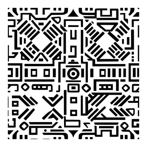 Aztec Pattern Silhouette SVG Design | SVG Files for Cricut & Print