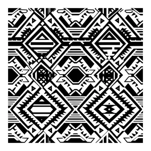 Aztec Pattern Silhouette SVG Design | SVG Files for Cricut & Print
