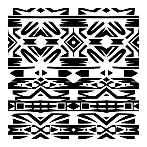 Aztec Pattern Silhouette SVG Design | SVG Files for Cricut & Print