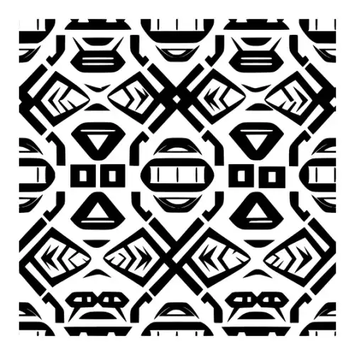 Aztec Pattern Silhouette SVG Design | SVG Files for Cricut & Print