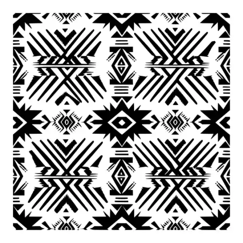 Aztec Pattern Silhouette SVG Design | SVG Files for Cricut & Print
