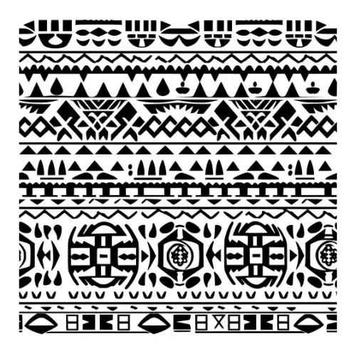 Aztec Pattern Silhouette SVG Design | SVG Files for Cricut & Print