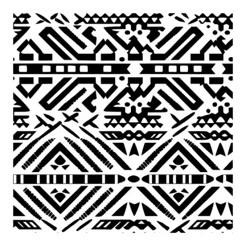Aztec Pattern Silhouette SVG Design | SVG Files for Cricut & Print