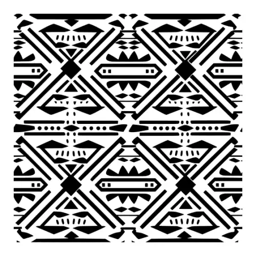 Aztec Pattern Silhouette SVG Design | SVG Files for Cricut & Print