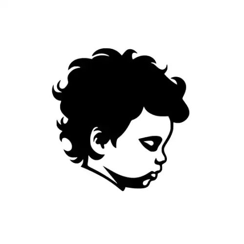 Baby Silhouette SVG Design | SVG Files for Cricut & Print