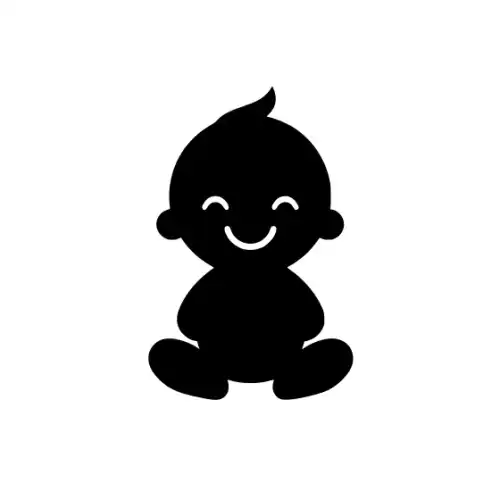 Baby Silhouette SVG Design | SVG Files for Cricut & Print