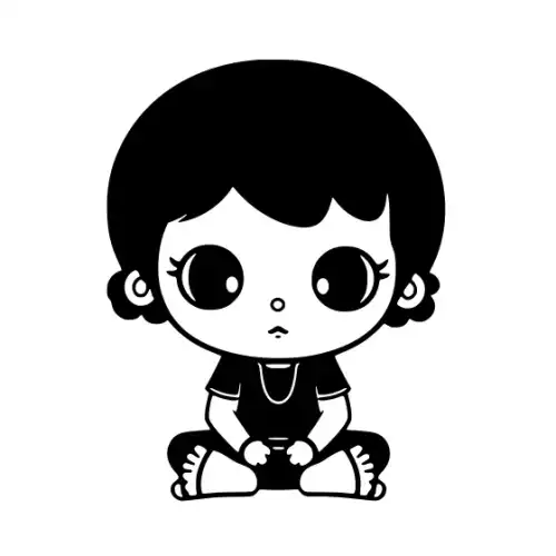 Baby Silhouette SVG Design | SVG Files for Cricut & Print