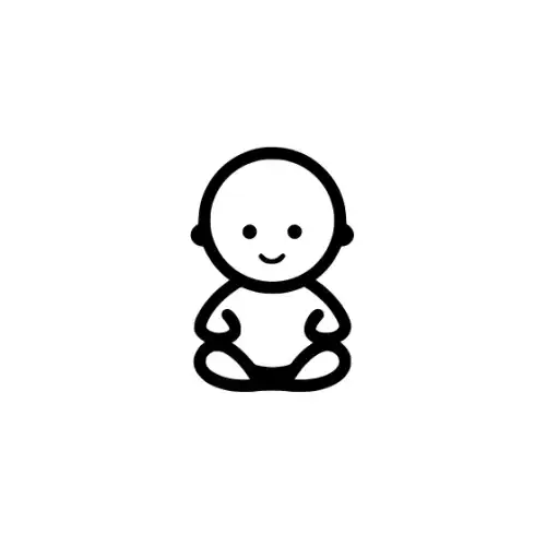 Baby Silhouette SVG Design | SVG Files for Cricut & Print