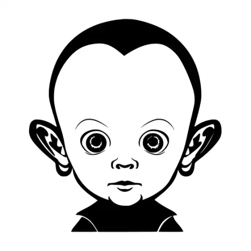 Baby Silhouette SVG Design | SVG Files for Cricut & Print