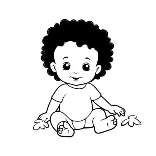 Baby Silhouette SVG Design | SVG Files for Cricut & Print