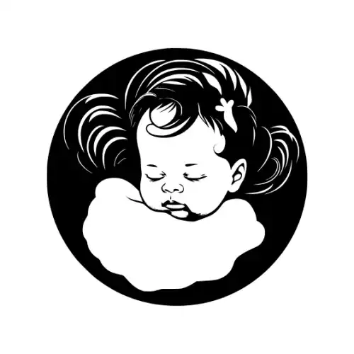 Baby Silhouette SVG Design | SVG Files for Cricut & Print