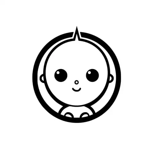 Baby Silhouette SVG Design | SVG Files for Cricut & Print