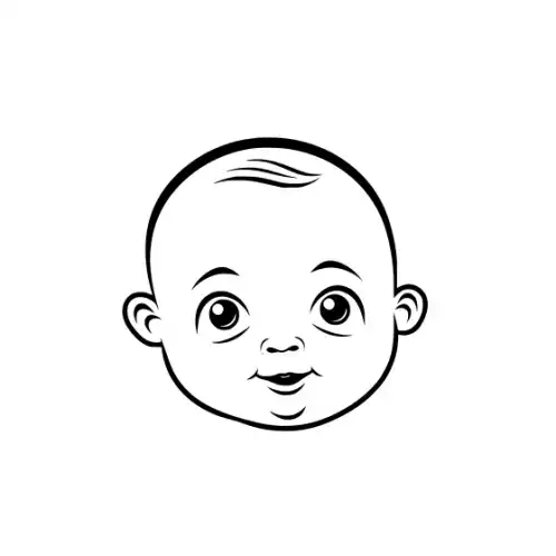 Baby Silhouette SVG Design | SVG Files for Cricut & Print