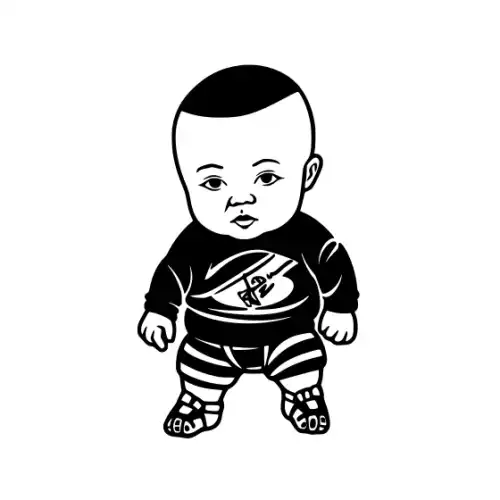 Baby Silhouette SVG Design | SVG Files for Cricut & Print