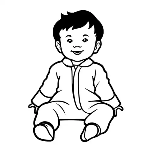 Baby Silhouette SVG Design | SVG Files for Cricut & Print