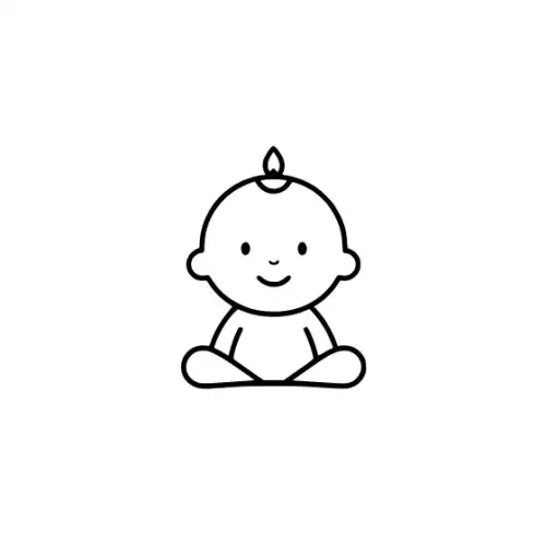 Baby Silhouette SVG Design | SVG Files for Cricut & Print