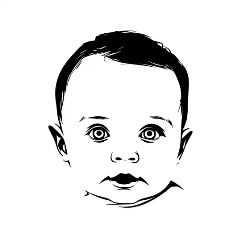 Baby Silhouette SVG Design | SVG Files for Cricut & Print