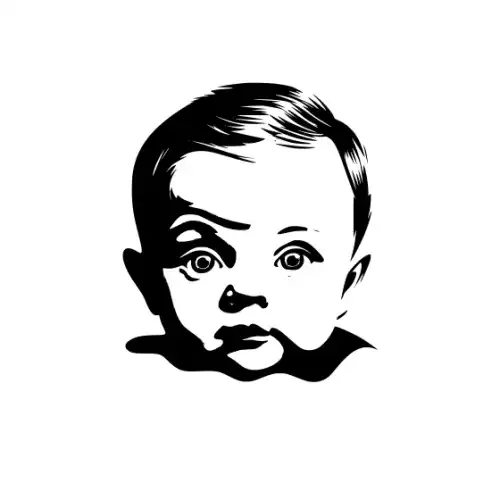 Baby Silhouette SVG Design | SVG Files for Cricut & Print