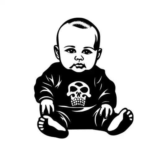 Baby Silhouette SVG Design | SVG Files for Cricut & Print