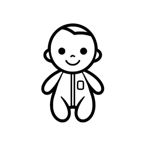 Baby Silhouette SVG Design | SVG Files for Cricut & Print
