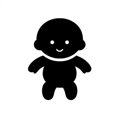 Baby Silhouette SVG Design | SVG Files for Cricut & Print