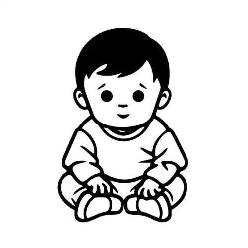 Baby Silhouette SVG Design | SVG Files for Cricut & Print