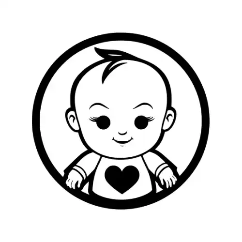 Baby Silhouette SVG Design | SVG Files for Cricut & Print