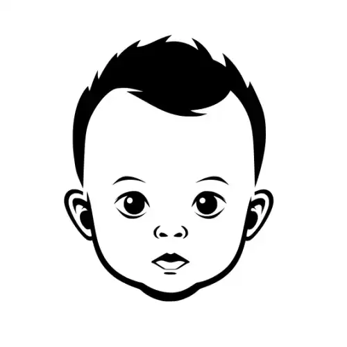 Baby Silhouette SVG Design | SVG Files for Cricut & Print