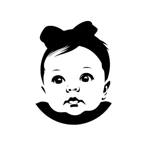 Baby Silhouette SVG Design | SVG Files for Cricut & Print