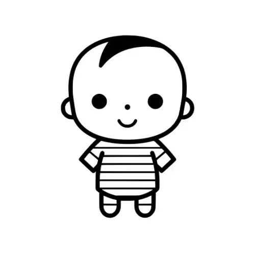 Baby Silhouette SVG Design | SVG Files for Cricut & Print