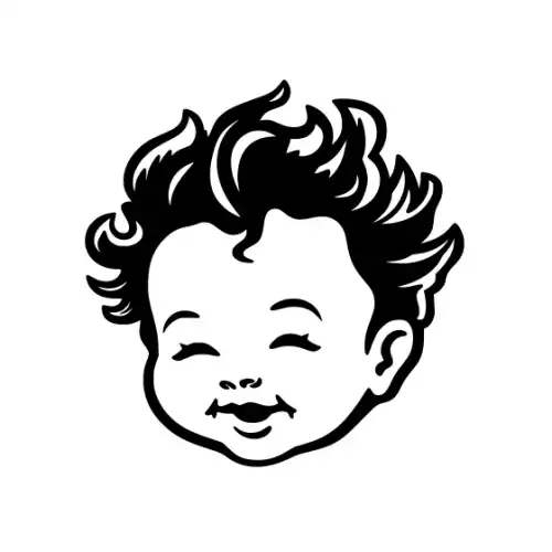 Baby Silhouette SVG Design | SVG Files for Cricut & Print