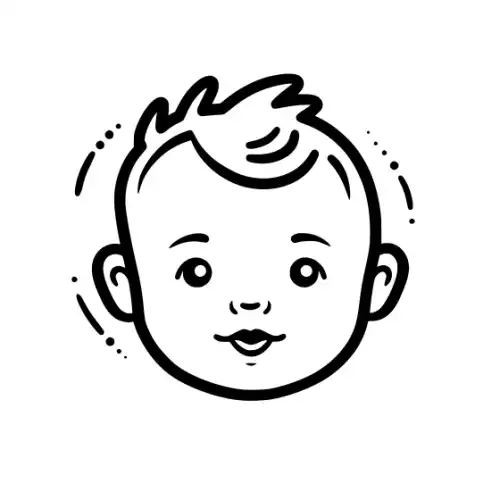 Baby Silhouette SVG Design | SVG Files for Cricut & Print