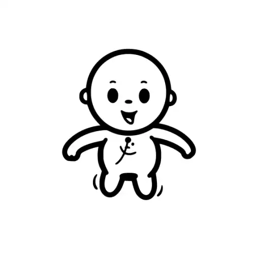 Baby Silhouette SVG Design | SVG Files for Cricut & Print