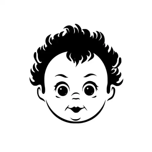 Baby Silhouette SVG Design | SVG Files for Cricut & Print