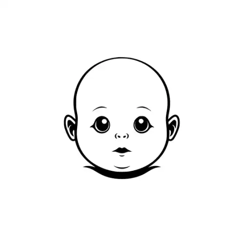 Baby Silhouette SVG Design | SVG Files for Cricut & Print