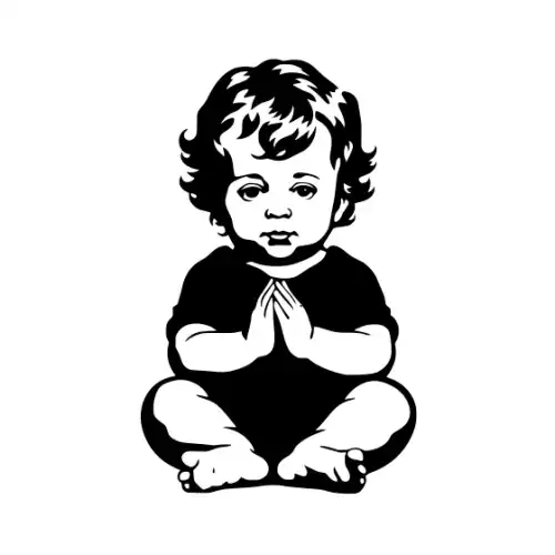 Baby Silhouette SVG Design | SVG Files for Cricut & Print