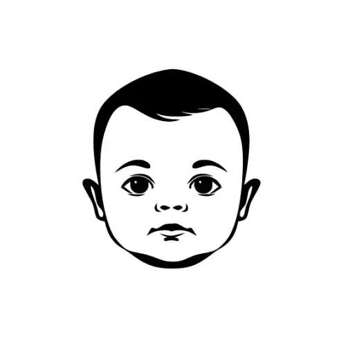 Baby Silhouette SVG Design | SVG Files for Cricut & Print