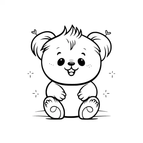 Baby Highland Cow Silhouette SVG Design | SVG Files for Cricut & Print