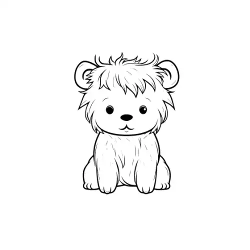 Baby Highland Cow Silhouette SVG Design | SVG Files for Cricut & Print