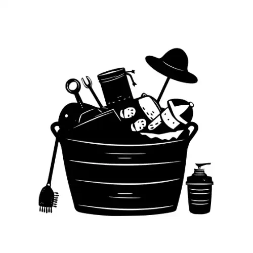 Baby Shower Basket Silhouette SVG Design | SVG Files for Cricut & Print