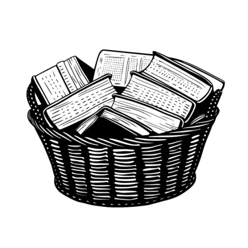 Baby Shower Basket Silhouette SVG Design | SVG Files for Cricut & Print