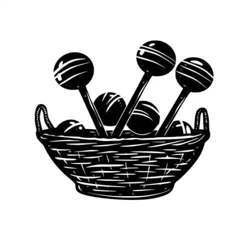 Baby Shower Basket Silhouette SVG Design | SVG Files for Cricut & Print