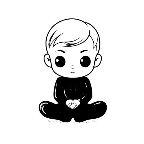 Baby Spiderman Silhouette SVG Design | SVG Files for Cricut & Print