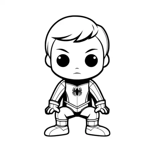 Baby Spiderman Silhouette SVG Design | SVG Files for Cricut & Print