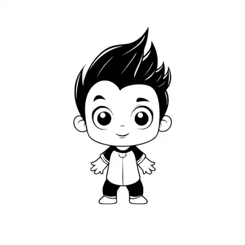 Baby Spiderman Silhouette SVG Design | SVG Files for Cricut & Print